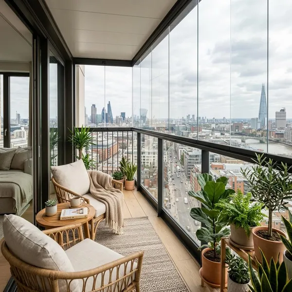 afscherming voor balkon