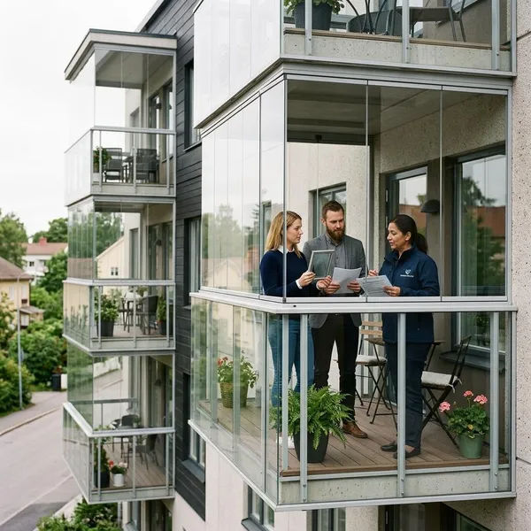 Waar moet je op letten voordat je een balkon met glas laat plaatsen