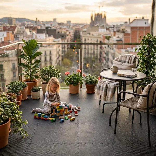 balkon tegels rubber