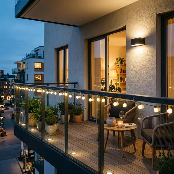Balkon verlichting kiezen per situatie