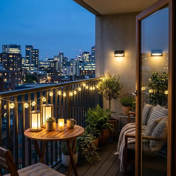 balkon verlichting zonder stroom