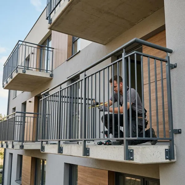Kun je een balkonbalustrade zelf plaatsen?