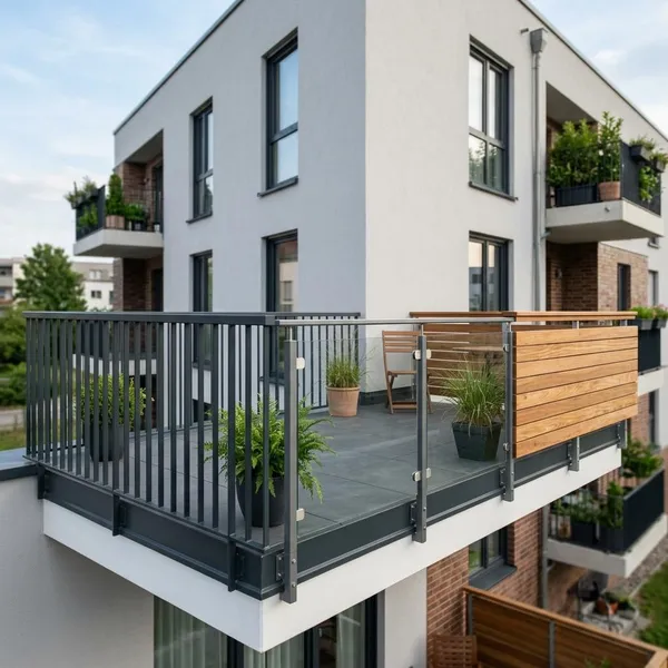 Welke regels gelden voor een balkonbalustrade?