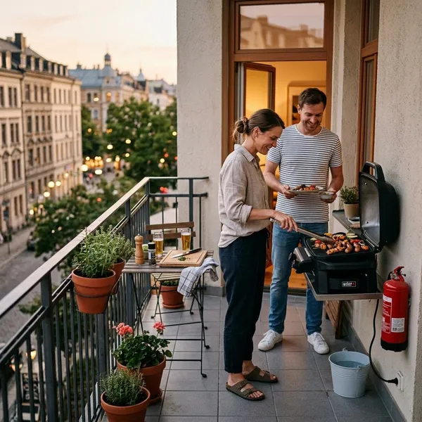 Welke BBQ past het best op een balkon