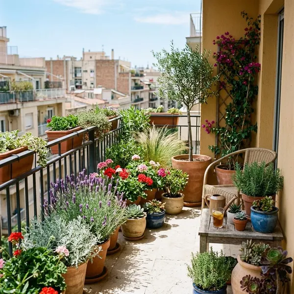 beste planten voor zonnig balkon