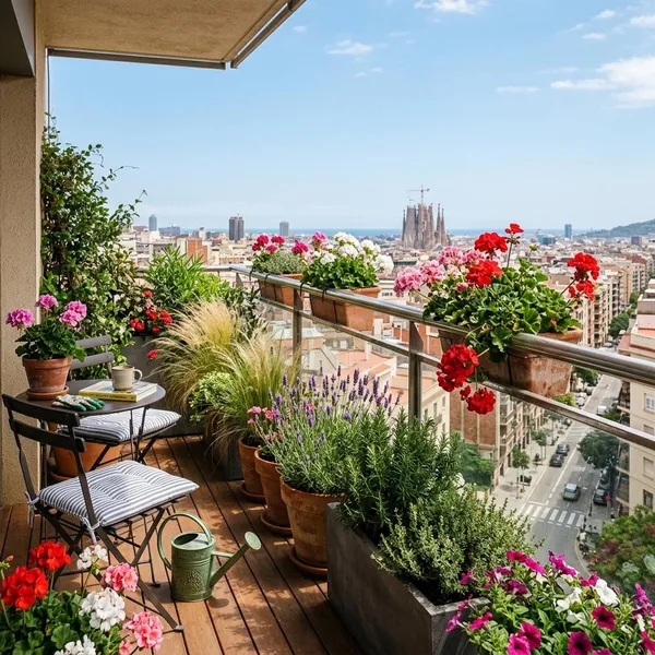 De beste planten voor een zonnig balkon