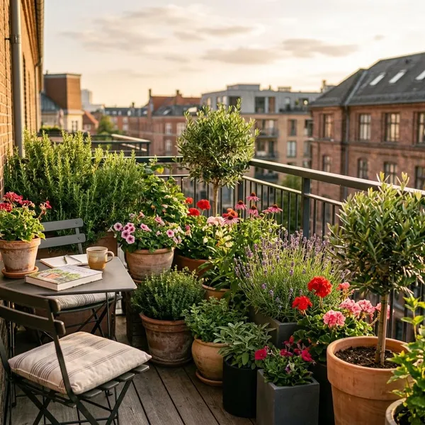 Zo houd je planten op een zonnig balkon mooi