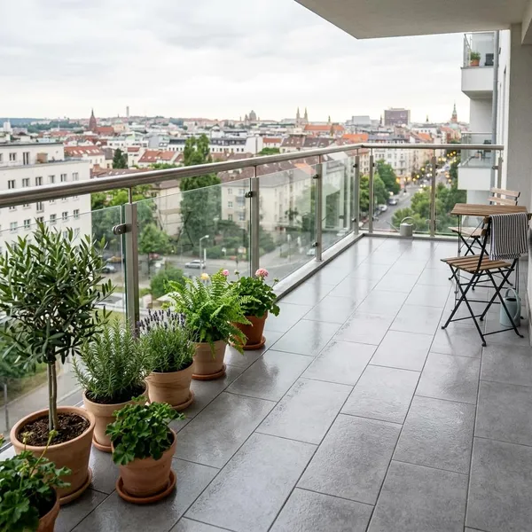 Nieuwe groene aanslag op balkon voorkomen