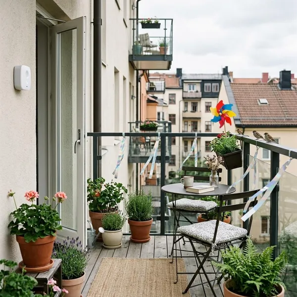 Landingsplekken op je balkon blokkeren