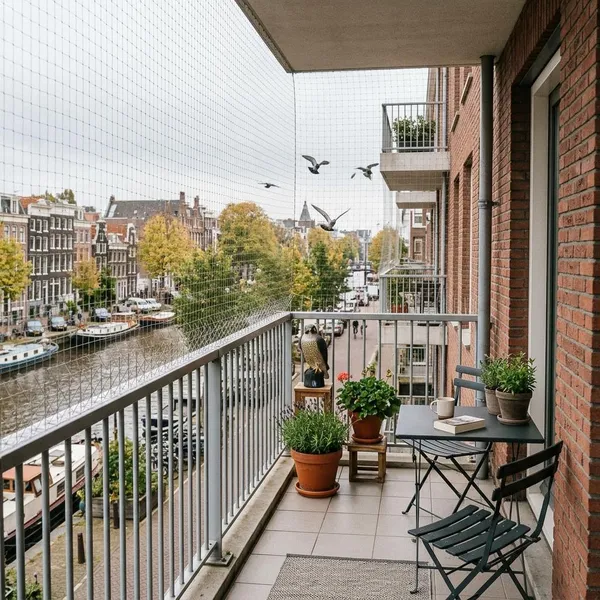 hoe jaag ik duiven weg van mijn balkon
