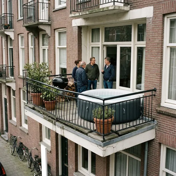 Gewicht op balkon goed inschatten