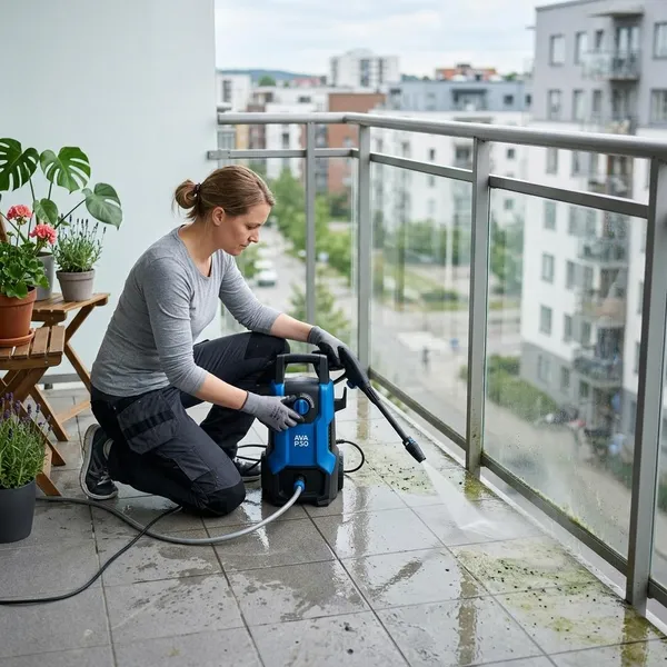 hogedrukreiniger voor balkon