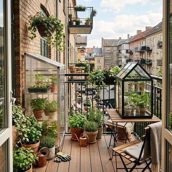 Waar moet je op letten voor je een kas op balkon plaatst