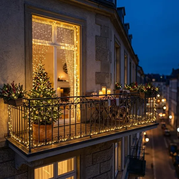 kerstverlichting voor balkon