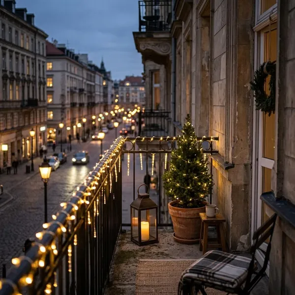 Soorten kerstverlichting voor balkon