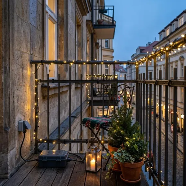 Kerstverlichting kiezen voor jouw balkon
