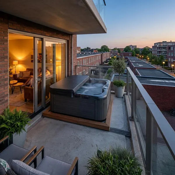Wanneer een jacuzzi op balkon geen goed idee is