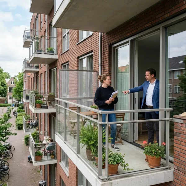 Balkon dichtmaken bij een appartement