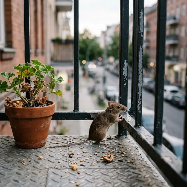 Hoe krijg je muizen van het balkon weg?
