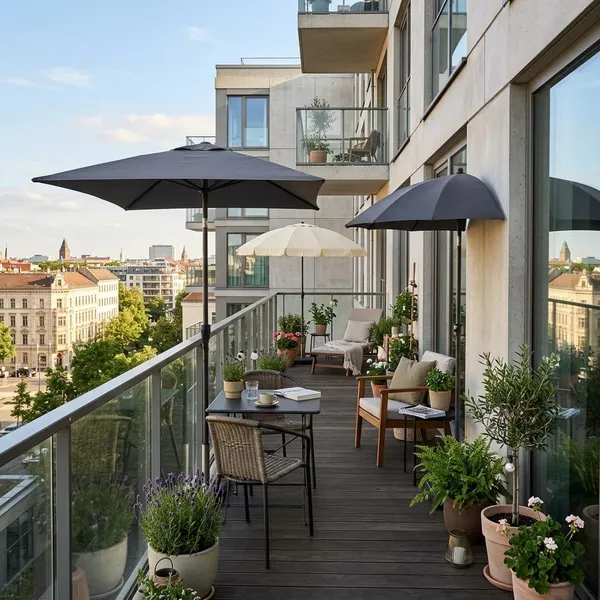parasol voor balkon