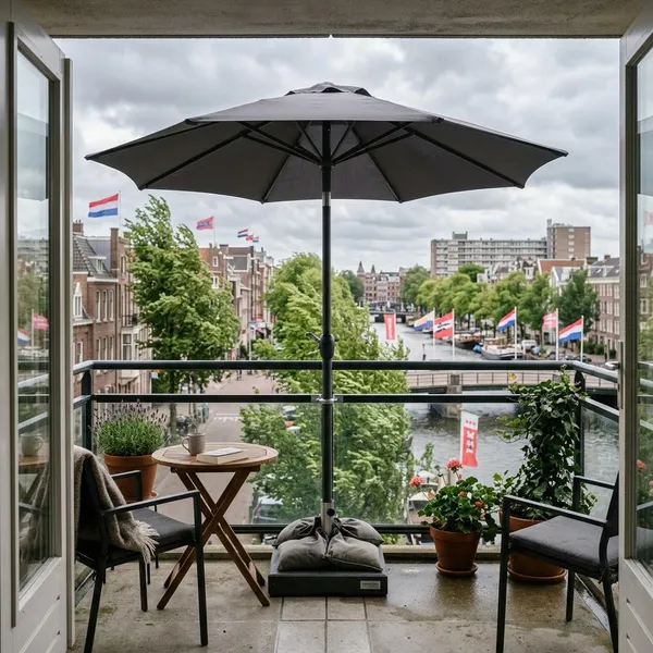 De juiste maat parasol voor je balkon kiezen