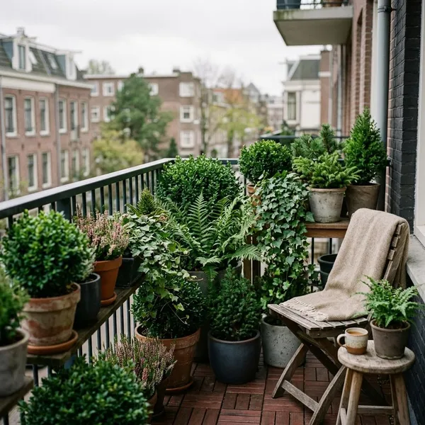 Sterke bladplanten voor een schaduwrijk balkon