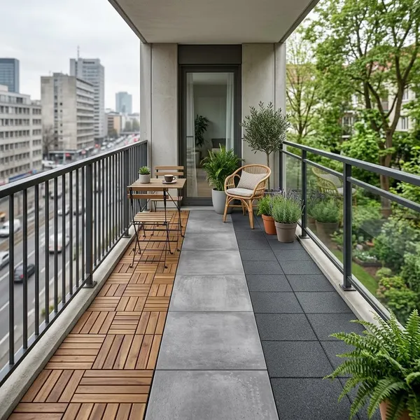 Geschikte tegels voor een balkon