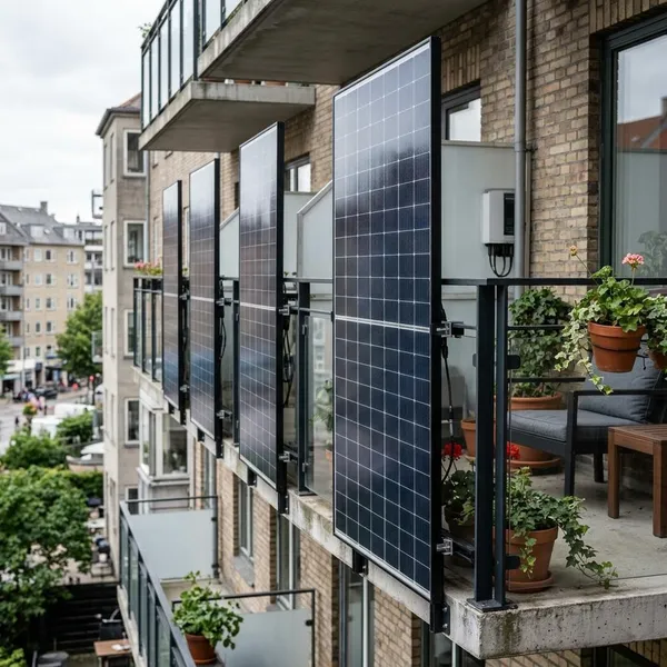 verticale zonnepanelen balkon
