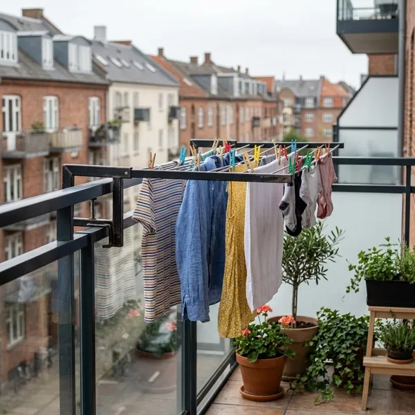 wasrek voor balkon
