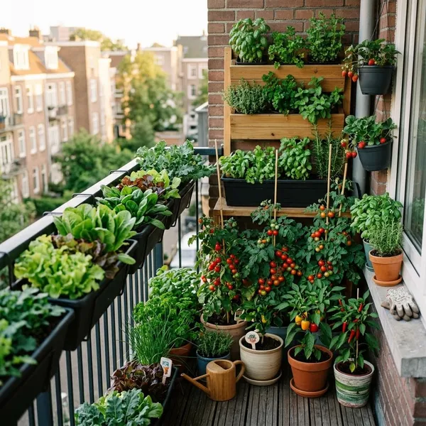 Zo begin je een kleine moestuin op balkon