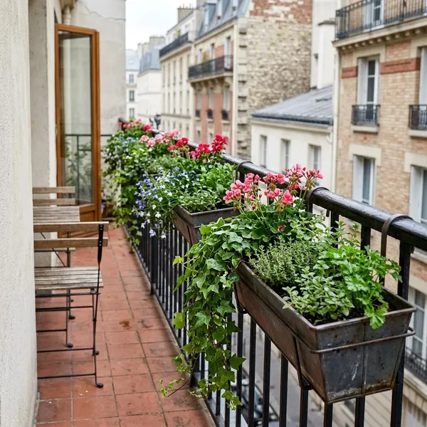 Planten voor een winderig balkon