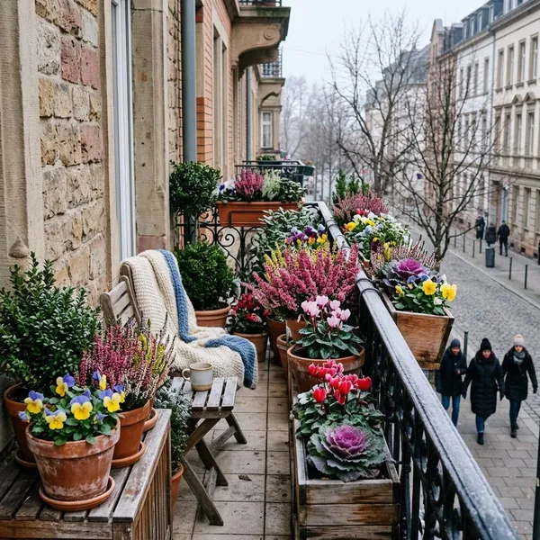 welke planten op balkon in de winter