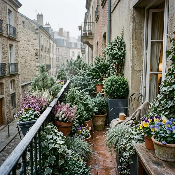 winterharde planten balkon