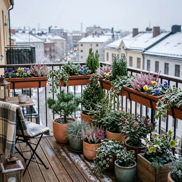 Bloeiende winterharde planten voor kleur op je balkon