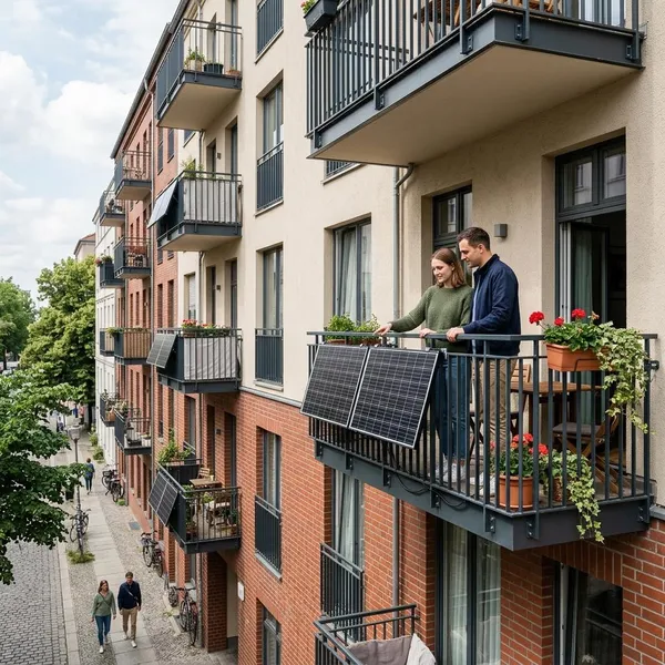 Wat zonnepanelen op balkon kunnen opleveren