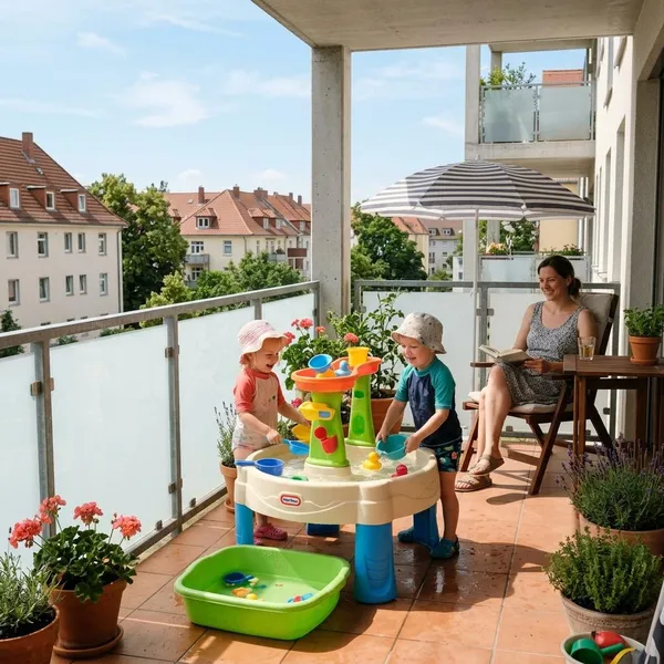 Regels voor een zwembadje op balkon